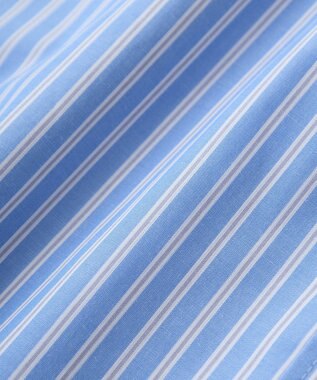 Green Parks イージーケアストライプシャツ Blue