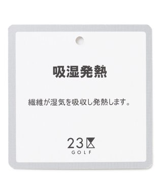 23区GOLF 【23Fondation/WOMEN】【吸湿発熱】モックネック プルオーバー ピーコックグリーン系