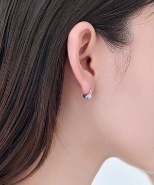 Phoebe 【痛くないシリーズ/金属アレルギー対応】ドロップパールライトフィットイヤリング　シルバー シルバー