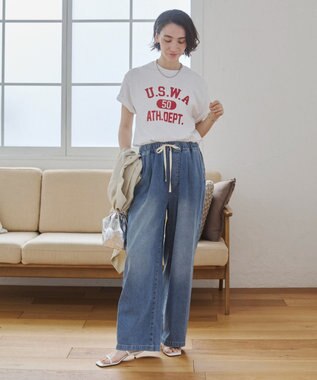 WEGO 【ANGIE VINTAGE】カレッジロゴプリントTee 柄22