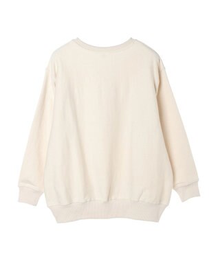 AMERICAN HOLIC ネップ裏毛ロゴスウェット Oatmeal