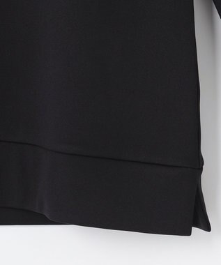 23区GOLF ファン多数の名品トップス 【WOMEN】ストレッチ裏フリース モックネックシャツ ブラック系