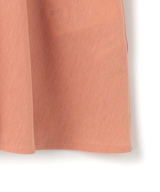 23区 【洗える】クリアトリコットジャージー ティアードデザイン カットソー ダークアプリコット系