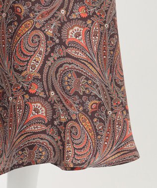 23区 【R(アール)】Ratti ペイズリープリント スカート ブラウン系5