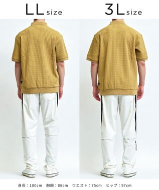PW CIRCULUS 【MEN】ワッフルポロ 2026年モデル ゴルフ ベージュ系