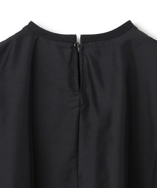 UNFILO 【洗える】シアーレイヤード Tシャツ ブラック