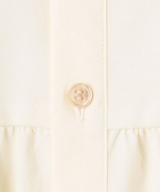 23区 【洗える】コットンツイルジャージー バックシャン カットソー ホワイト系