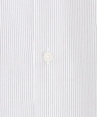 UNFILO MENS ドライ ストレッチ ドレスシャツ ブラックストライプ