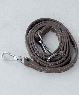 Tiaclasse 【本革】2WAYステッチハンドバッグ モカ