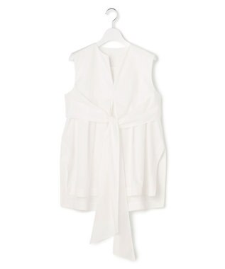  【GOLD LABEL】タイプライターバイオ リボン ブラウス