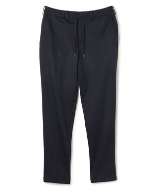 JOSEPH HOMME 新素材【ストレッチ/セットアップ対応】シルキーウールジャージー    ドロスト付テーパードパンツ / PEGG CONVERTIBLE ネイビー系