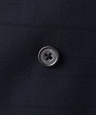 GOTAIRIKU 【山栄毛織】レトロテック 3ピーススーツ ネイビー系4