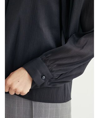 Green Parks ・ＥＬＥＮＣＡＲＥ　ＤＵＥ　バックリボンブラウス Black