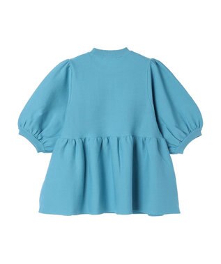 Green Parks armonia. ウエストギャザー袖ボリュームニット Blue