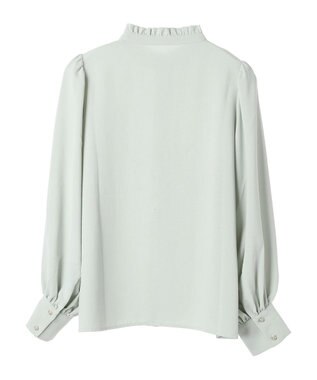 Green Parks ・ＥＬＥＮＣＡＲＥ　ＤＵＥ　ピンタックスタンドブラウス Light Green