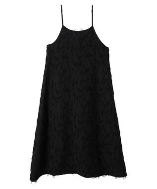 Green Parks armonia．フェザージャガードキャミワンピース Black