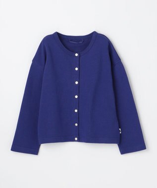 ANY KIDS 【ke ke ke】カラースナップカーディガン ブルー