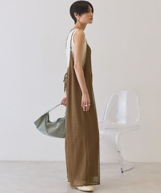 AMERICAN HOLIC 【先行予約】レースキャミサロペット Mocha