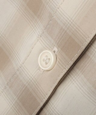 earth music&ecology 適ON レースヘムシャツ Off White