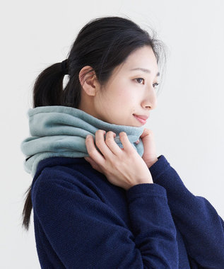 LOOM&SPOOL FOL綿毛布ネックウォーマー カーキLP-004025KH