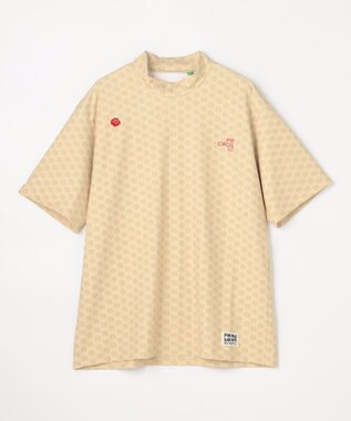 PW CIRCULUS 【MEN】エレファント ドットモックネック ゴルフ ベージュ系5