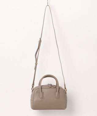 style code [Lyrss/リルス]牛革　ボストンバッグ ベージュ