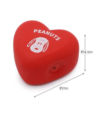 PET PARADISE スヌーピー ハート ラテックス トイ レッド