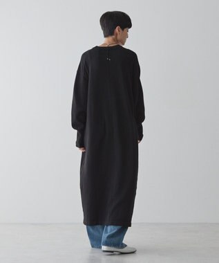 AMERICAN HOLIC クルーネックニットワンピース Black