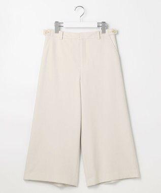 J.PRESS LADIES 【WEB限定カラーあり】ツムギートflannel クロップド パンツ エクリュ系