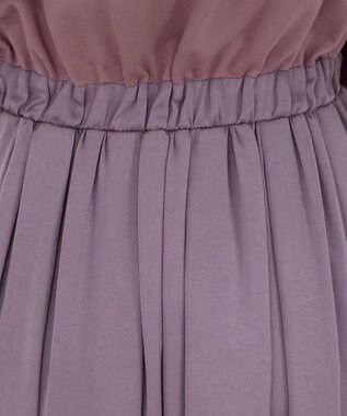 Tiaclasse 【洗える】パーカードッキングワンピース ピンク×ライトピンク