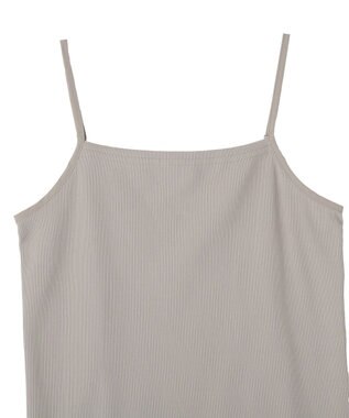 AMERICAN HOLIC 【2点セット】ナイロンAラインワンピース+キャミソール Grayish Khaki