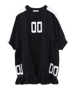 CRAFT STANDARD BOUTIQUE 接触冷感/UVカット/レースライン入りチュニック Navy