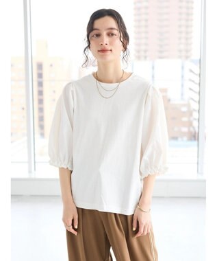 CRAFT STANDARD BOUTIQUE 袖ドロストプルオーバー Off White