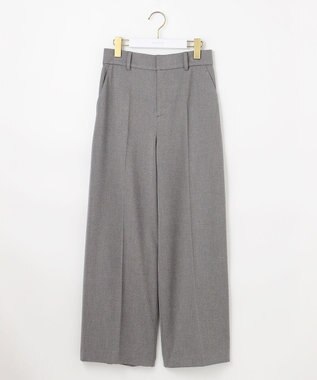 ANY SIS ビューティサーモ2WAYストレッチ ワイドパンツ グレーシャンブレー