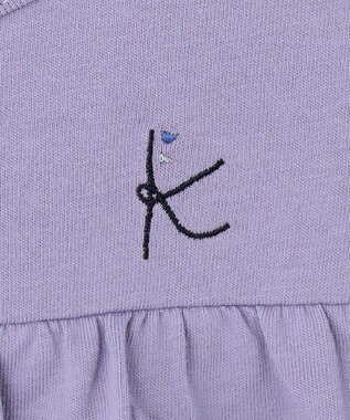 組曲 KIDS 【110-140cm】プチフルール カットソー アイリス系