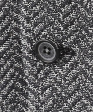 JOSEPH ABBOUD 【軽量/イージーケア】 KARL KARL×モール使用　軽量ニットジャケット グレー系