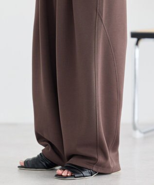 earth music&ecology イージーコクーンパンツ Brown