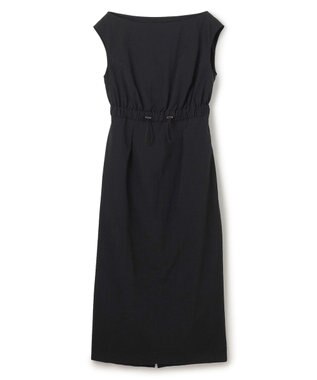 uncrave ライトプルーフナイロン ドロストワンピース ブラック