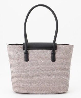 LA BAGAGERIE フラップかごトートバッグ グレー