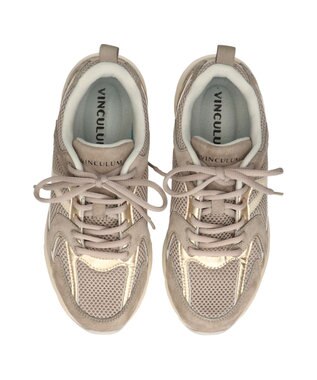 Bridget Birkin 【VINCULUM】スエードコンビレースアップスニーカー グレー