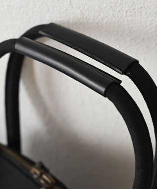 AND WOOL ポピー押し花刺繍バッグ ブラック