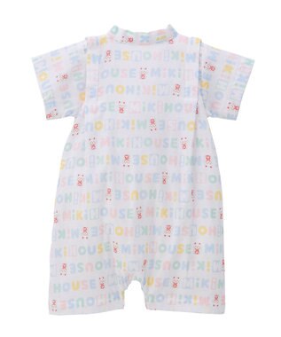 MIKI HOUSE HOT BISCUITS 【ミキハウス】【50-80cm】甚平オール サックス