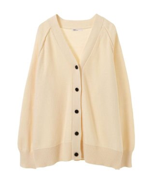 CRAFT STANDARD BOUTIQUE アウトリンキングニットカーディガン Ivory