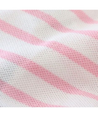 PET PARADISE Lee 鹿の子 ボーダー スカートつなぎ 小型犬 ネイビー×ピンク