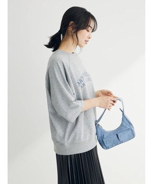 Green Parks BEST PRICE ２ｗａｙ ミニ裏毛ロゴトレＴＥＥ Gray Mixture