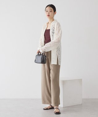 AMERICAN HOLIC レース長袖シャツ Ivory