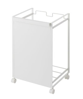 tower 目隠し分別ダストワゴン タワー 2分別  ホワイト ホワイト