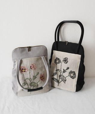 和装ブランド 大原商店謹製「花しおり」 刺繍 バッグ 和装ブランド 大原商店謹製「花しおり」 刺繍 バッグ 和装