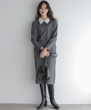 【新品タグ付き】bebe ワンピース 黒 白 グレー 黒 セーター 新品タグ付き】bebe ワンピース 黒 白 グレー 黒 セーター