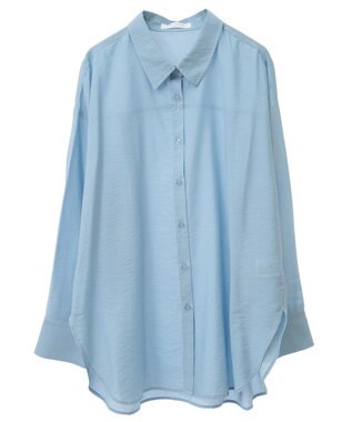 Green Parks ””とろっ””とシルキーシャツ Blue